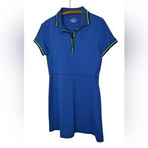 Vineyard Vines Performance Golf Polo Dress in Nautical Navy Blue Small